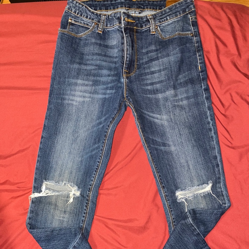 ASOS ripped skinny jeans